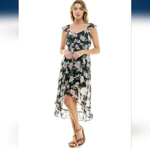 NO BOUNDARIES FLORAL DRESS